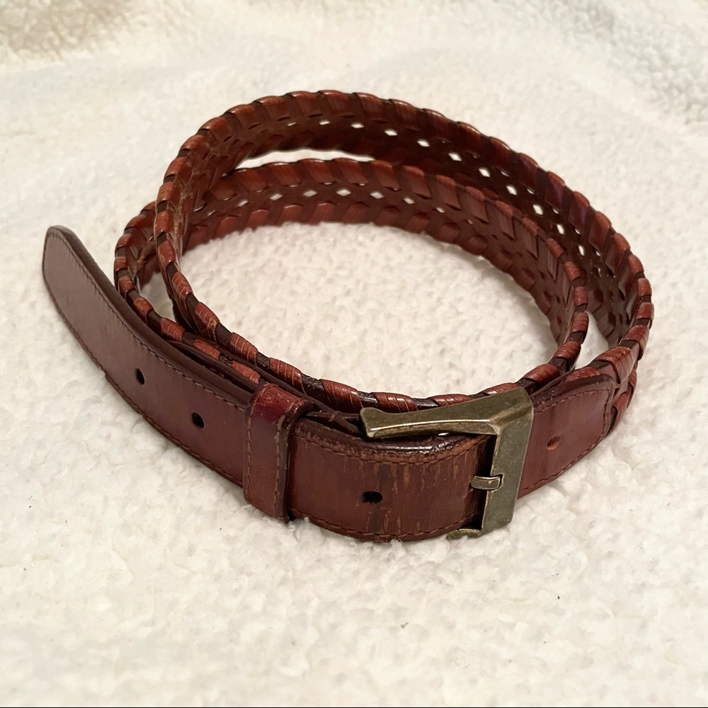 Fossil Braided Belt